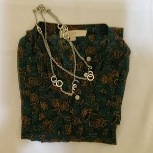 Printed Shear Blouse